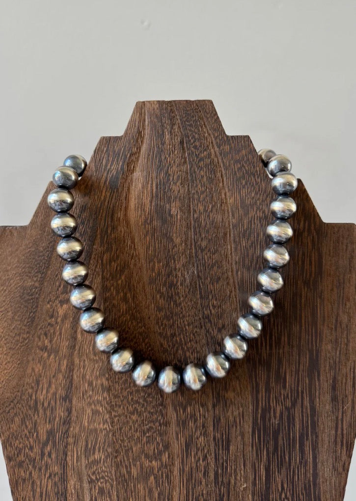 12mm Sterling Silver Necklace *Made to order*