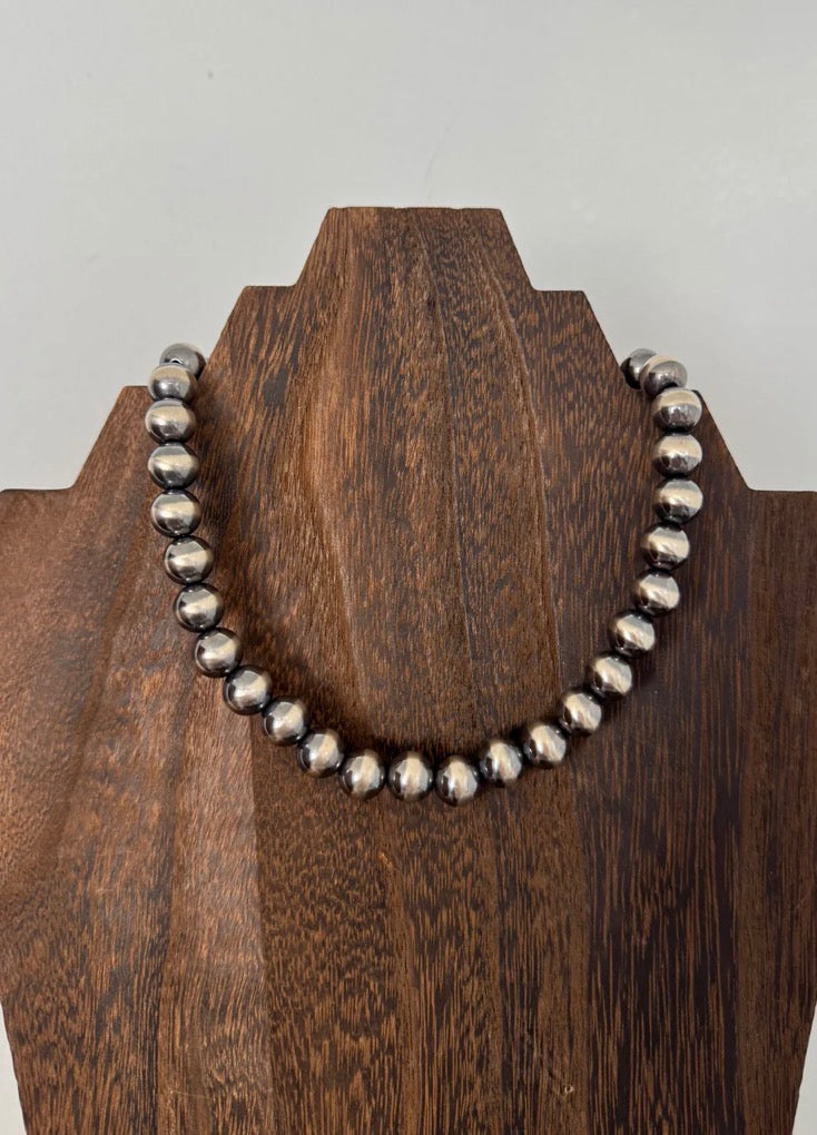 8mm Sterling Silver Necklace *Made to order*