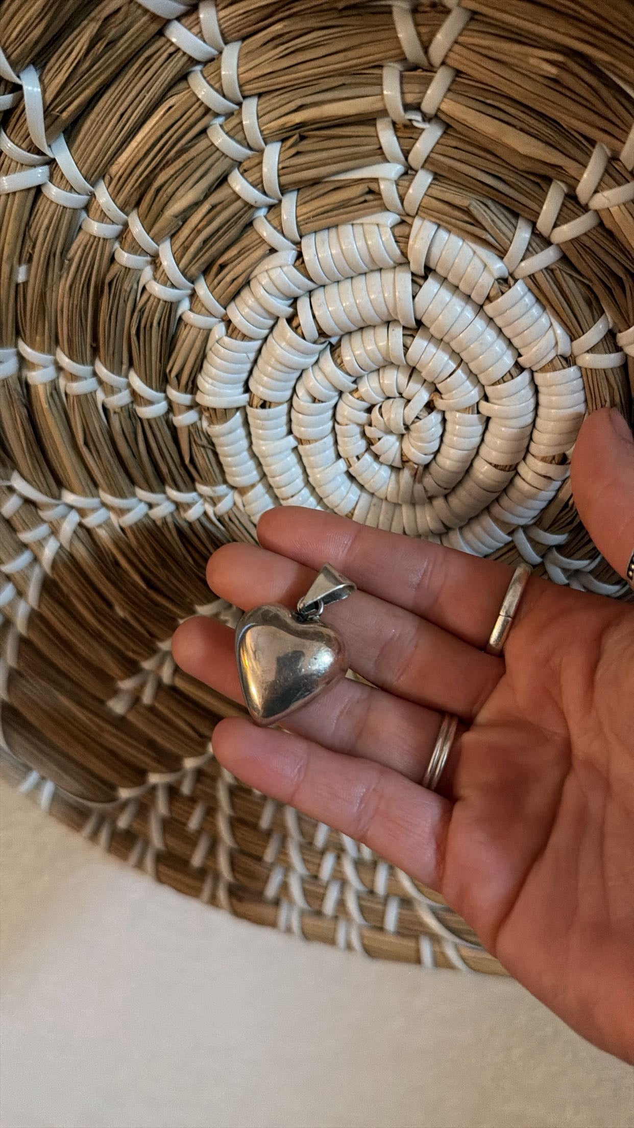 3D Silver Heart