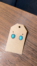 Turquoise Oval Earrings