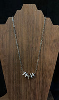 The Pink Conch Bar Necklace