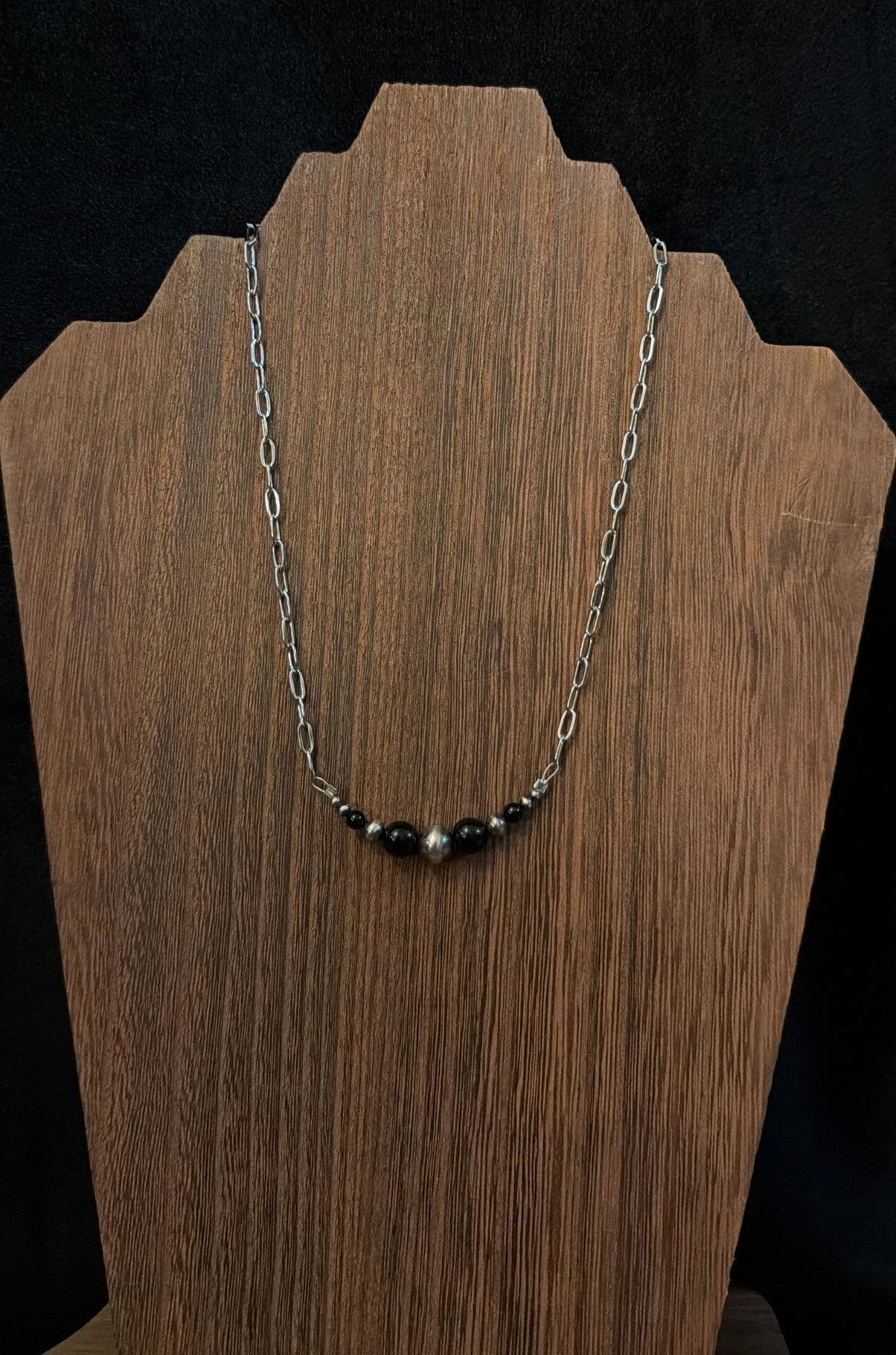 The Onyx Bar Necklace