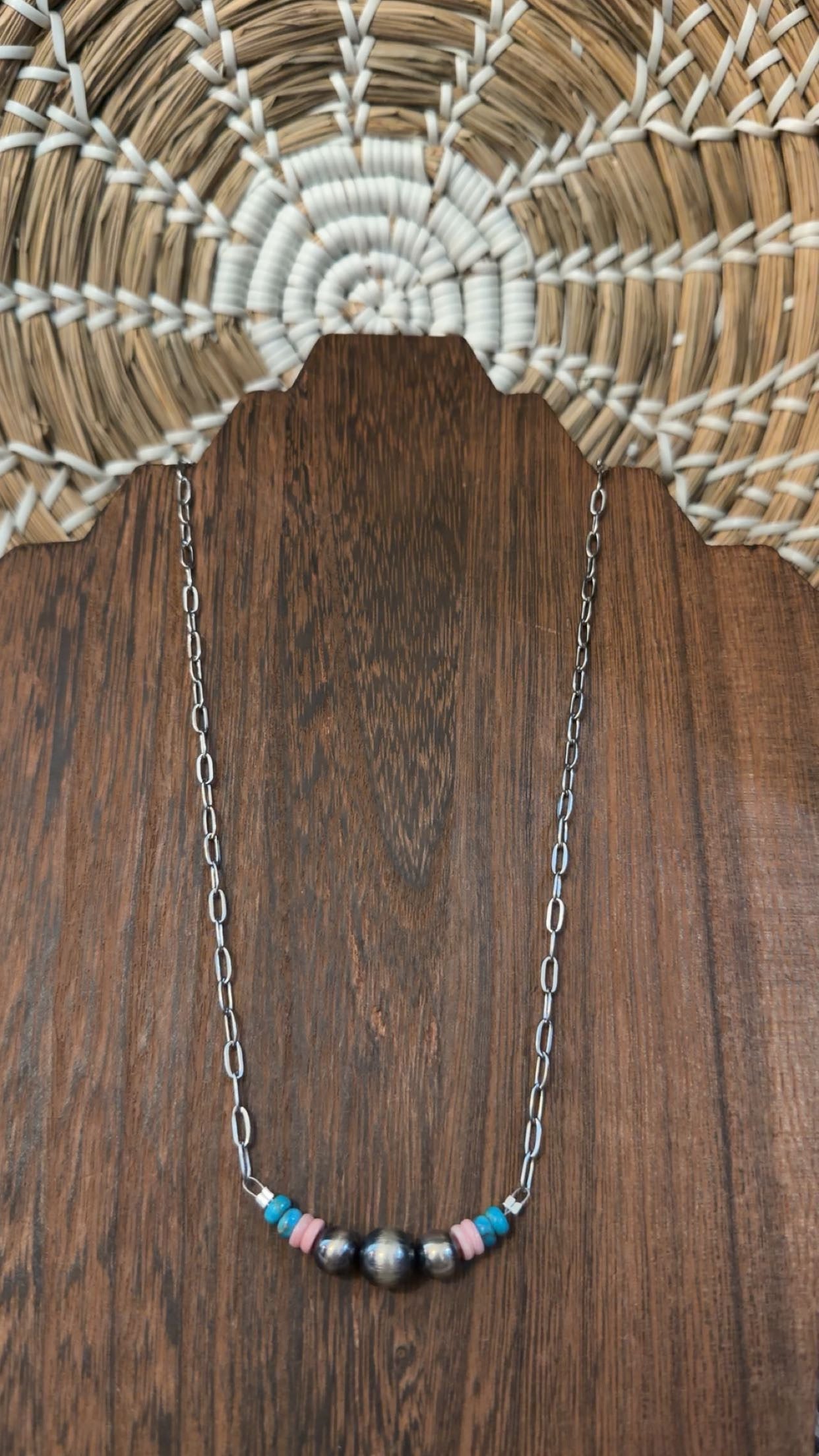 The Indigo Bar Necklace